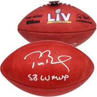 Tom Brady Autographed  NFL  Football