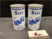 Vintage Grafton Iowa Beer Cans