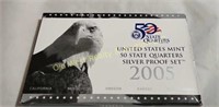 2005 US Mint State Quarters Proof Set