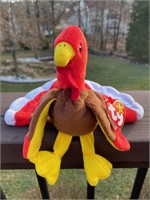 GOBBLES - 1996 TY Original Beanie Baby - Turkey