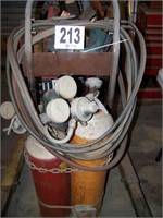 Acetylene Torch, Gauges, Hoses, Supplies & Buggy