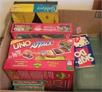 Card and board game box lot