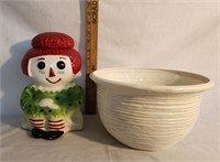 USA Raggedy Ann Cookie Jar McCoy & Ceramic