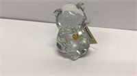 Fenton Teddy Bear with November birthstone.