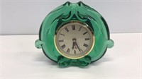 Fenton clock, battery operated. Not tested.
