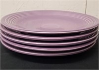 5 Fiesta purple dinner plates