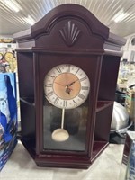 Clock with shelves