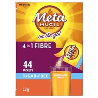 METAMUCIL SUGAR FREE ORANGE FIBRE SINGLES 5.8g