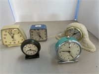Alarm clocks and Mantke Clock. Big Ben, Apollo &