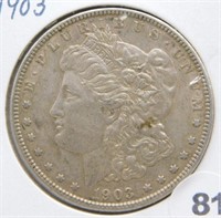 1903 Morgan Silver Dollar.