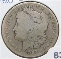 1903-S Morgan Silver Dollar.