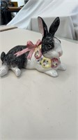 1990 Fitz & Floyd Hand Painted Rabbit