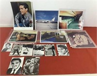 Elvis airplane photo 8 x 10"s & post cards