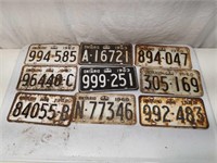 1960s Ontario License Plates
