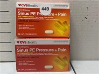 2 Boxes of 24 ct. Non-Drowsy Sinus PE Pressure Pl