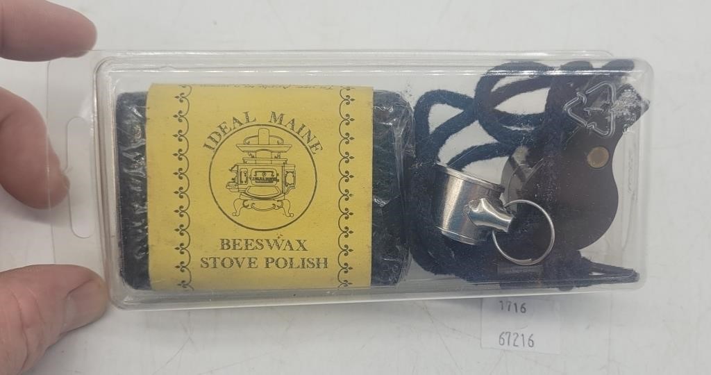 (2) Whistles - (1) US Army Issued & Beeswax Stove
