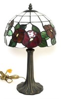 Tiffany Form Stained Glass Lamp