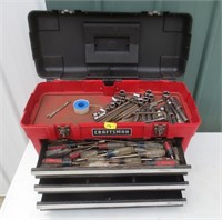 Craftsman toolbox with some tools