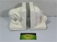 Ceramic Elephant Bookends