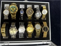 12pc Assorted Style Watches in Box
