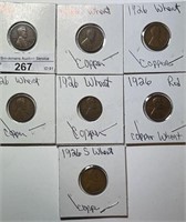 (7) Lincoln Wheat Cents