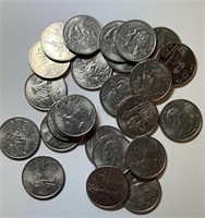 (25) State Quarters Proof and UNC