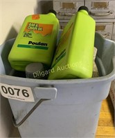 Bucket with misc oil