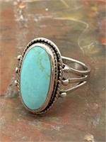 925 Silver & Turquoise Ladies Ring