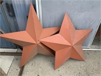 LARGE METAL STAR BARN / COUNTRY HOME DECOR