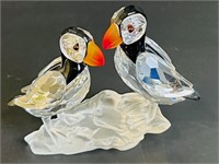 SWAROVSKI CRYSTAL PUFFIN FIGURINE