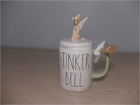 Brand new Rae Dunn Tinker Bell MUG w/ Lid