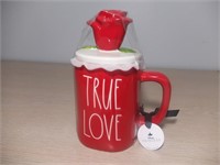 Brand new Rae Dunn True Love MUG w/ Lid