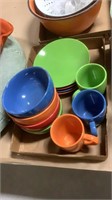 Colorful dish set