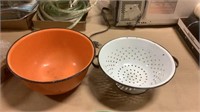 Mixing bowl and strainer