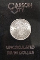 1884 Carson City Uncirrculated Silver Dollar