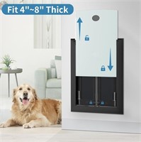 Dog Door with Aluminum Frame