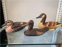 3 Wooden Ducks as seen