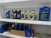Assorted Oils & Antifreeze