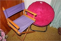 Director Chair & Round Chair