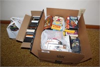 Boxes of VHS Tapes