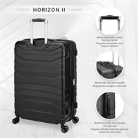 $82-Atlantic Horizon II Carry On Luggage Black