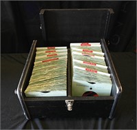 WEDDING DJ 45'S COLLECTION WITH CUSTOM CASE