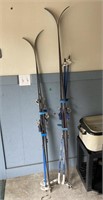 Two Sets of Skis & Poles
