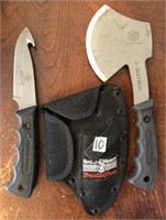 Smith & Wesson Bulls Eye Hatchet and Knife Set