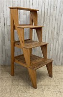 Four Tier Wooden Staircase Shelf