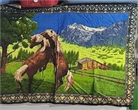 Tapestry,  quilt square and placemats