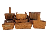 9 Longaberger Baskets