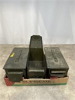 Ammo Cans Lot of 3