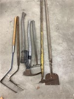 Lot of garden tools