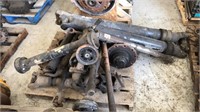 Skid of Drive Shafts and PTO's,
